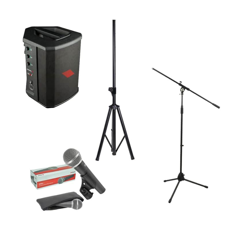 Proel FreeOneX Portable Battery PA Speaker with Handheld Microphone - For Speeches & Announcements image 1