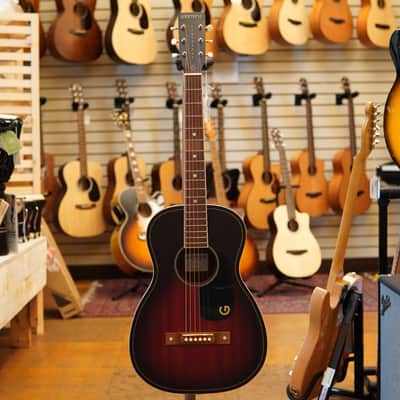 Gretsch Jim Dandy Parlor Acoustic Guitar Deep Cherry Burst image 4