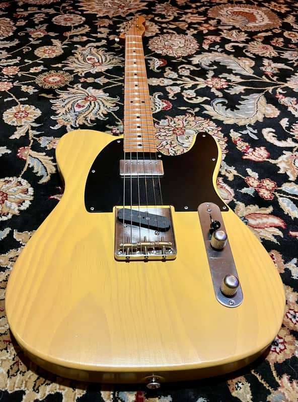 LsL Instruments T Bone Era ROASTED PINE! - Trans-Butterscotch Nitro with Pickup Upgrade image 1