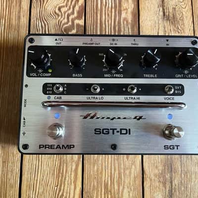 Ampeg SGT-DI Bass Preamp / DI 2023 - Present - Silver / Black image 1