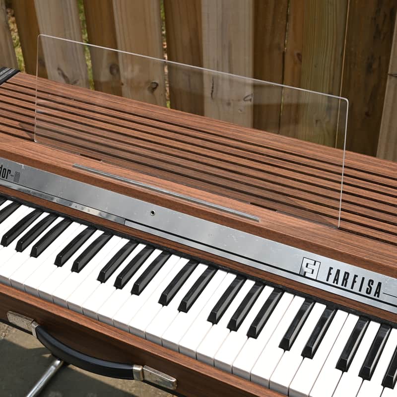 Farfisa VIP 345, 370, 400, 500, 600 & Matador Sheet Music Rack - Clear Plexiglass Reproduction image 1