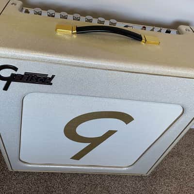 Gretsch Limited Edition G6164 Variety 125th Anniversary Combo Amp 2008 - Silver Sparkle on White Space-Age Vinyl image 6
