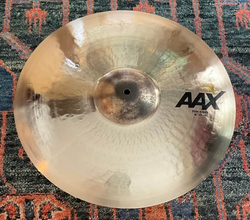 Sabian 18" AAX Thin Crash Cymbal - Brilliant image 1
