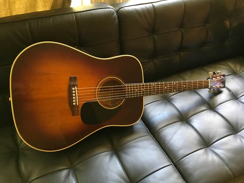Martin Sigma DT-3 Acoustic Guitar Vintage Rare Quilted Maple Sunburst image 1