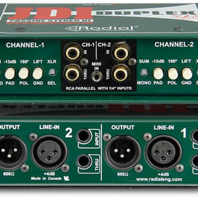 Radial Engineering JDI-DUPLEX Passive Premium Stereo Direct Box image 3