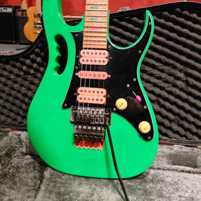 Ibanez JEM777-LG Steve Vai Signature with Edge Tremolo 1987 - Loch Ness Green image 2