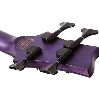 Schecter C-4 GT Bass LH Satin Trans Purple image 11