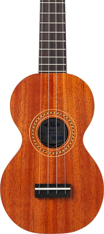 Kala KA-F8-MHG Pan Pacific All Solid Mahogany Figure 8 Soprano Ukulele image 1