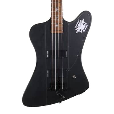 Epiphone Nikki Sixx Blackbird Bass Guitar Black with Case image 1