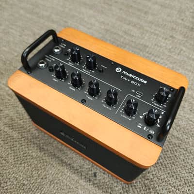 MUSIC CUBE Tiny Box D2 – Oak Brown Amplificatore per chitarra image 3