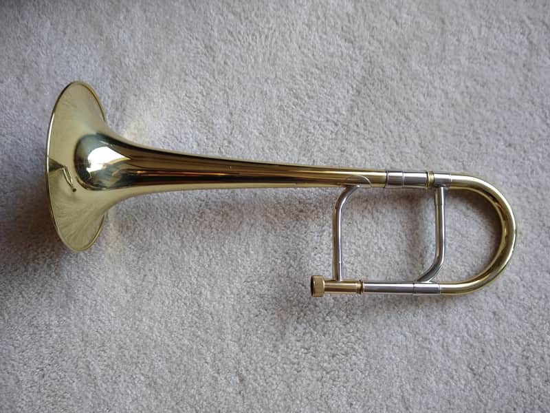 Moz  Alto Trombone 2018 lacquer brass image 1