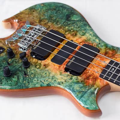 Alembic Series I Buckeye Resin Top Green LED image 11