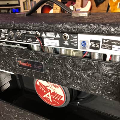 Fender Deluxe Reverb Reissue 65 Amplifier With Western Tolex covering image 6