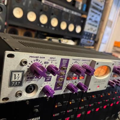 Avalon VT-737 Channel Strip 1990s - Purple Knobs Mic Pre EQ Compressor Rack //ARMENS// image 4