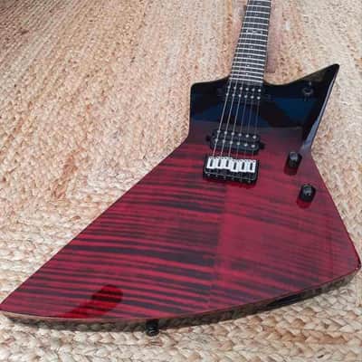 Chapman Explorer - Ghost Fret Black Blood Standard V2 2019 - Black Blood image 2