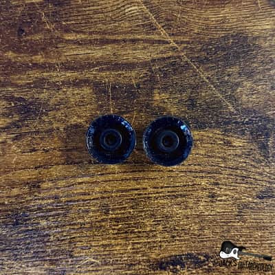 Gibson Custom Shop Reflector Knobs- 2 Tone *Light Relic* (2020s - Black/Gold) image 3