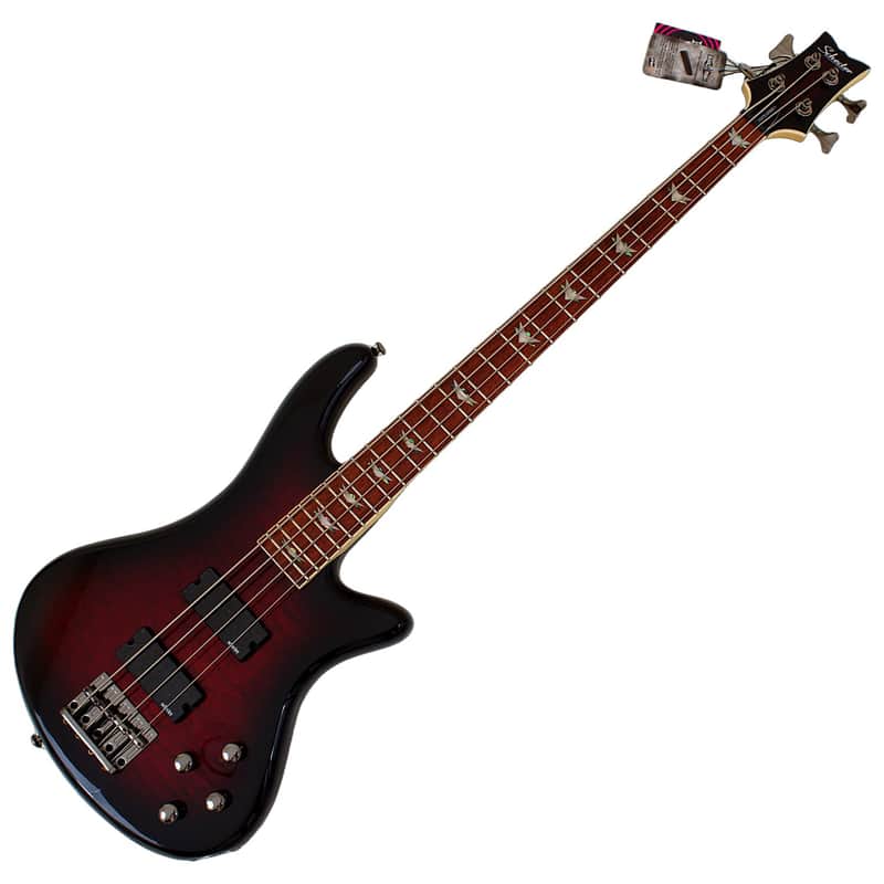 Schecter Stiletto Extreme-4 bass in Black Cherry B-Stock 1793 image 1