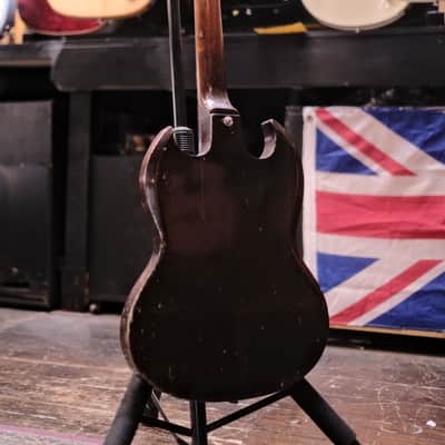 1971–1972 Gibson SG-200 Walnut Vintage Electric Guitar USA image 2