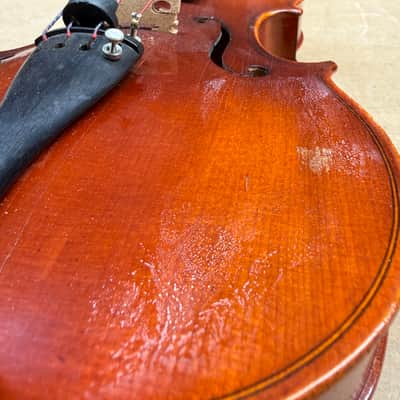Vintage Ton-Klar "The Kayser" Violin No. 134 – 4/4 Full Size – Made in Germany for William Lewis & Son – Complete Outfit with Case & Accessories image 23