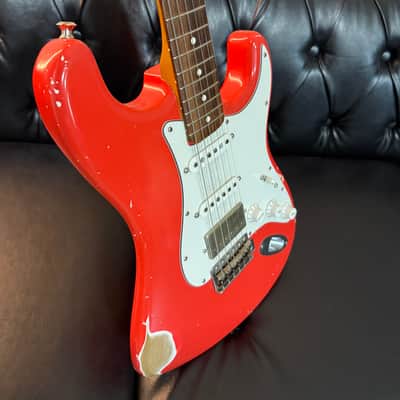 MJT Custom Suhr pickups Stratocaster 2017-2021 - Red image 4