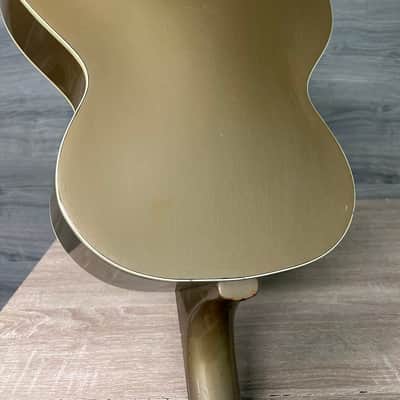 Vintage 1956 Gretsch Electromatic 6184 Corvette Electric Guitar Jaguar Tan #2641 image 20