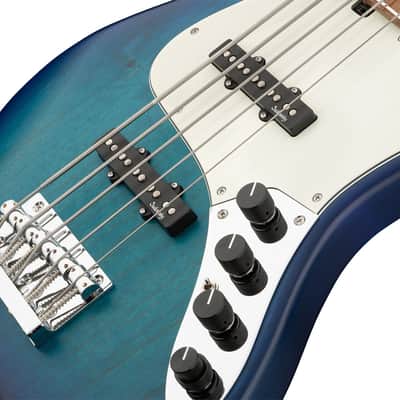 Sadowsky MetroLine 22-Fret Will Lee Bass, Red Alder Body, 5 String, Bora Blueburst Transparent Satin image 5