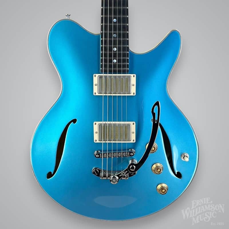 Eastman Romeo LA Hollowbody - Celestine Blue w/ Hardshell Case image 1