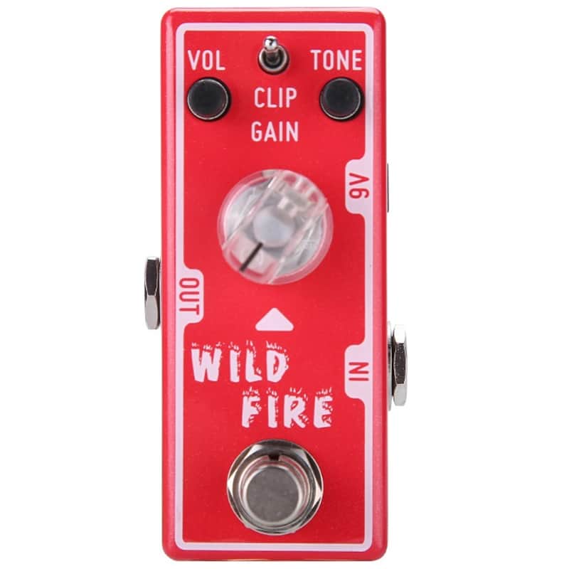 New Tone City Wild Fire Distortion Mini Guitar Effects Pedal image 1