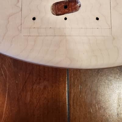 Warmoth G5 Unfinished Bass Body Mahogany w/Flame Maple Top 5 String image 19