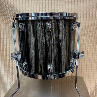 Tama Starclassic Walnut Birch 14” x 12” Floor Tom Black Clouds & Silver Lining image 9