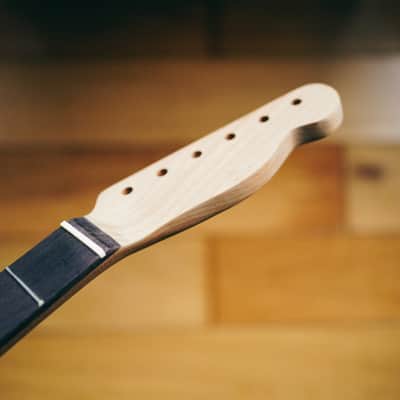 Telecaster Neck – Roasted Maple & Rosewood | Unfinished | 21 Frets | Bone Nut image 5