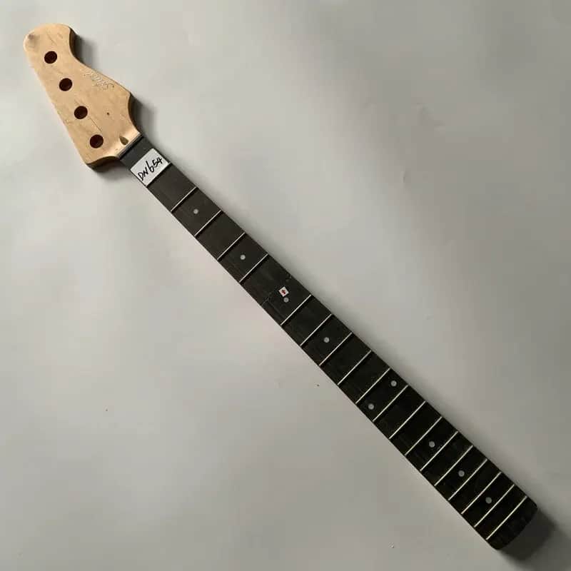 Maple Wood 4 String Jazz Bass Style Neck, Rosewood 20 Frets Fingerboard image 1