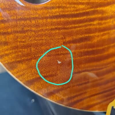 PRS Hollowbody HBII Piezo Artist Package 2004 Violin Amber Hardshell Case Free Ship USED #480 image 5