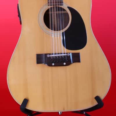 Vintage Japanese Made Gamma 12 String Acoustic Electric  Guitar image 1