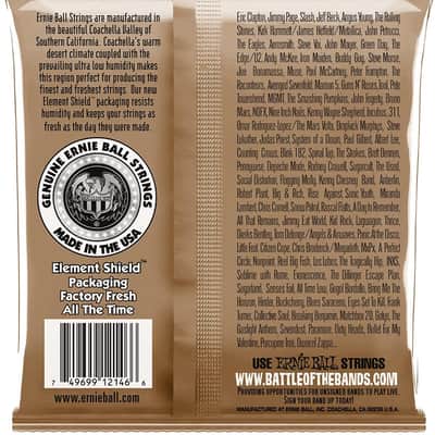 Ernie Ball #2146 Earthwood Phos Bronze Acoustic Guitar Strings .012-.054 image 2