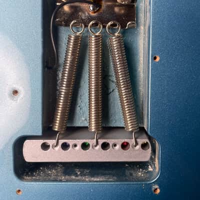 Fender Standard Stratocaster Electric Blue Metallic MIM 2004 Rosewood w/ Fender Tweed Hard Case image 19