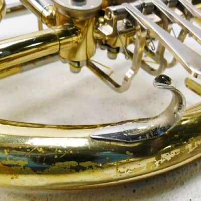 Yamaha YHR-313 French Horn, Japan, with Yamaha case and MP, Good Condition image 7