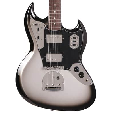 Woodrite Guitars Switchblade HT Guitar Aged Silverburst image 2
