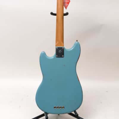 Fender Justin Meldal Johnsen JMJ Road Worn Mustang Bass Daphne Blue Rosewood Fingerboard image 3