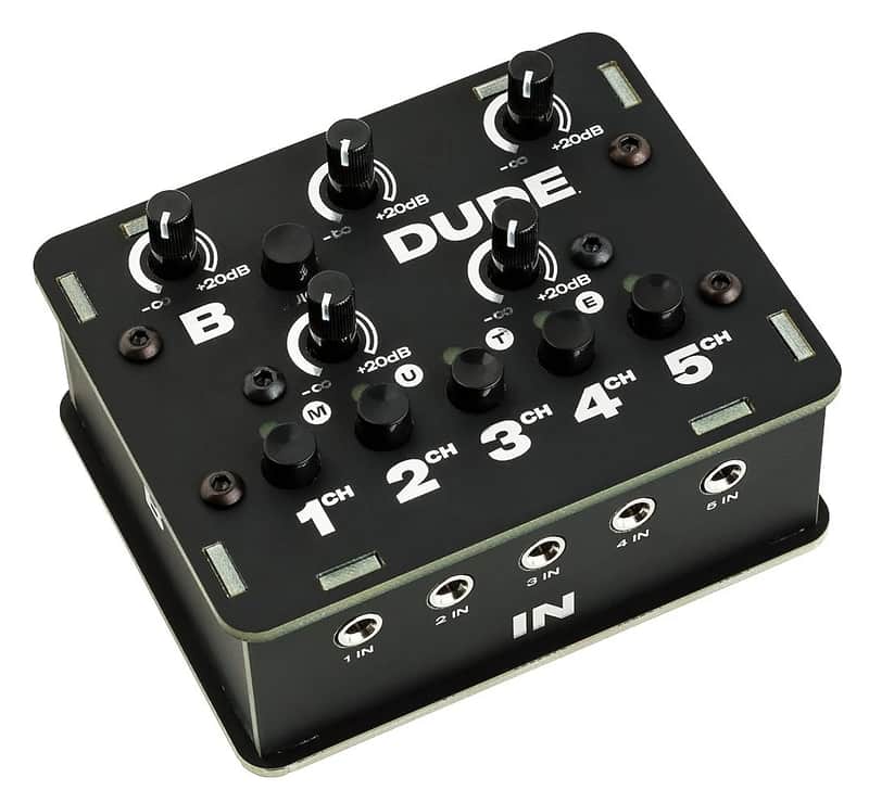 BASTL INSTRUMENTS DUDE 5CH ミキサー BASTL Instruments Dude 5-Channel Monophonic Mixer | Reverb
