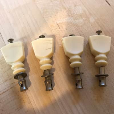 1940s or 1950s Vintage Kluson Keystone / Tulip Ukulele Tuners - Martin Style 0 and Others image 1