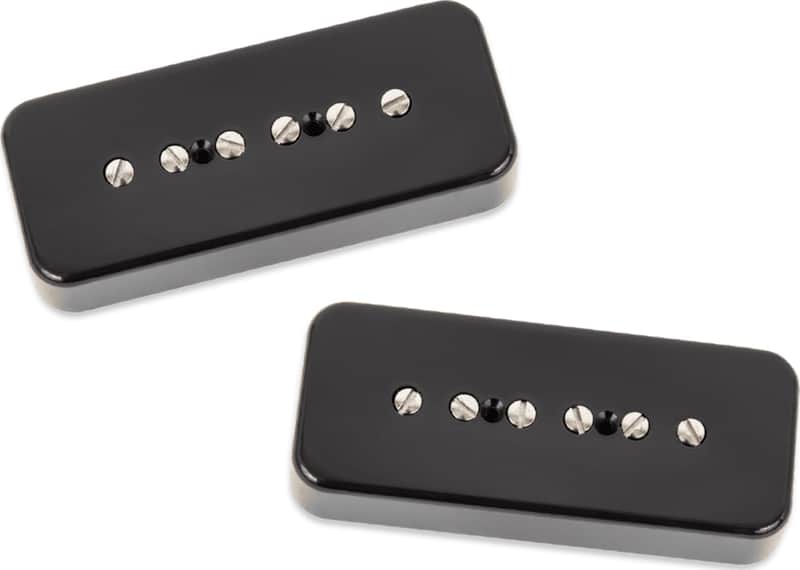 Seymour Duncan Hot P90 Silencer Soapbar Pickup Set, Black image 1