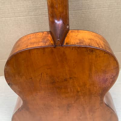 Unknown Vintage antique acoustic guitar solid wood image 5