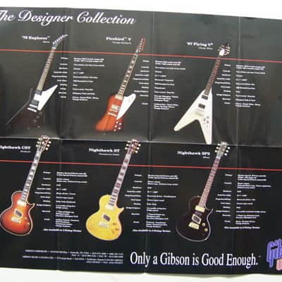 Gibson- '93 Designer Collection catalog/ Hendrix poster image 2