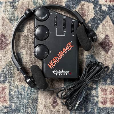 1990s Epiphone Headjammer Vintage Guitar Headphone Amplifier W/ Original Box Paperwork & Headphones! image 2