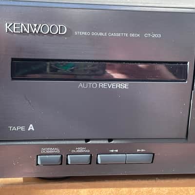 Kenwood CT-203 Stereo Cassette Deck For Parts Or Repairs image 2