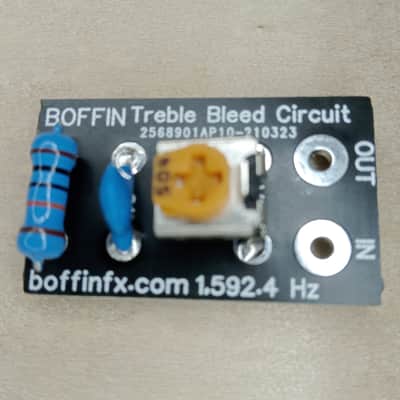 Boffin FX Adjustable Treble Bleed (1,592 Hz Black) - For Humbuckers & High Output Pickups image 3