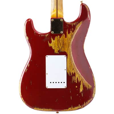 2014 Fender Custom Shop '54 Stratocaster Relic, Cimarron Red image 6