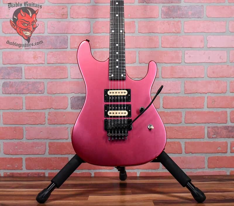 Kramer NightSwan Metallic Muted Pink MIJ 1987-1990 w/ Kramer Gig bag image 1