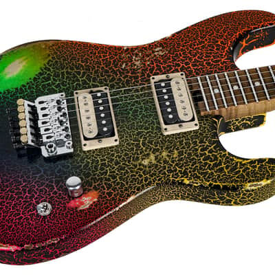 New Jackson Custom Shop Thunder Mod San Dimas Nitro Relic Rainbow Crackle Thunder Road Exclusive image 3
